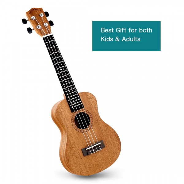 Pomaikai Concert Ukulele Mahogany 23 inches Ukulele with Gig Bag