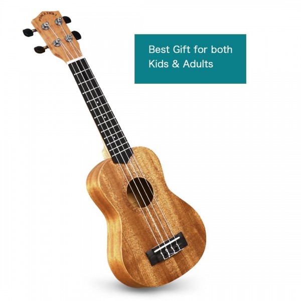 Pomaikai Soprano Ukulele 21 inches Beginner Ukulele with Gig Bag