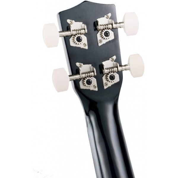 Pomaikai Soprano Ukulele Beginner Kid Ukulele(Black)