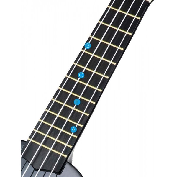 Pomaikai Soprano Ukulele Beginner Kid Ukulele(Black)