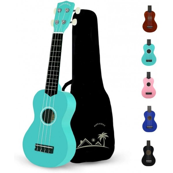 Pomaikai Soprano Ukulele Beginner Kid Ukulele(Ligh...