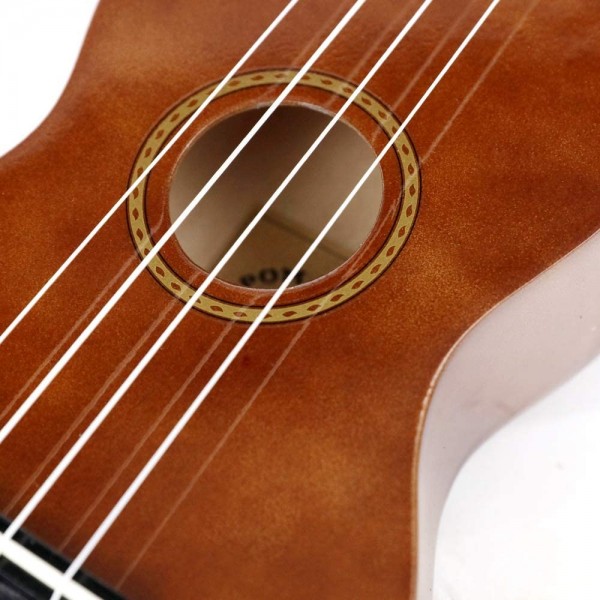 Pomaikai Soprano Ukulele Beginner Kid Ukulele(Bright Brown)
