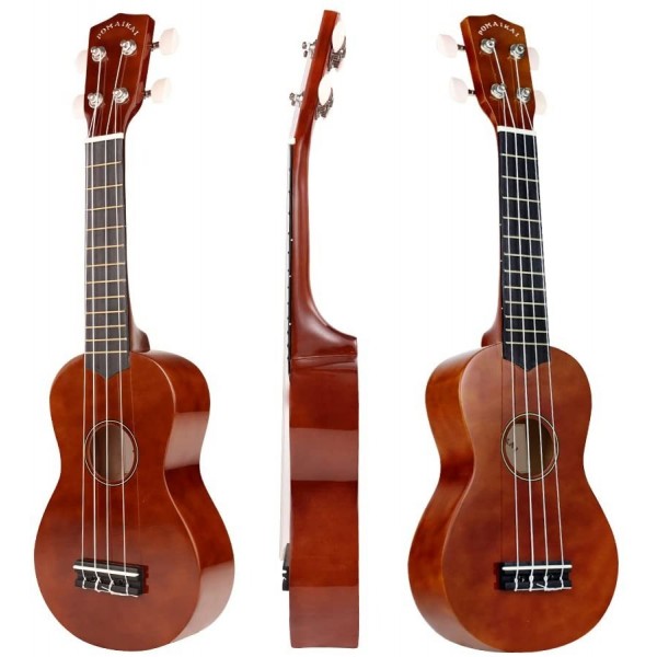 Pomaikai Soprano Ukulele Beginner Kid Ukulele(Brown)