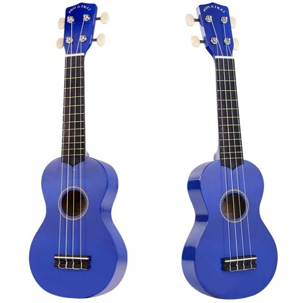 Pomaikai Soprano Ukulele Beginner Kid Ukulele(Dark blue)