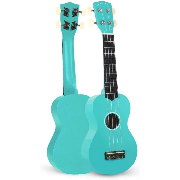 Pomaikai Soprano Ukulele Beginner Kid Ukulele(Light Blue)