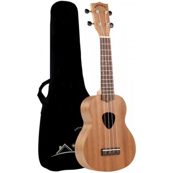 Pomaikai Soprano Ukulele Mahogany Beginner Ukulele...