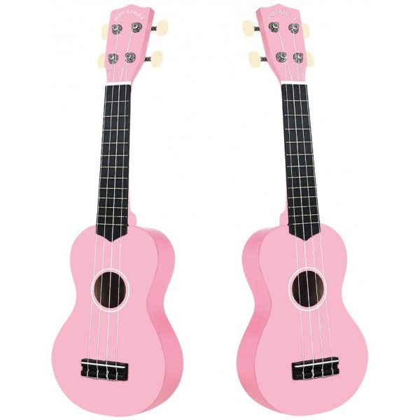 Pomaikai Soprano Ukulele Beginner Kid Ukulele(Pink)
