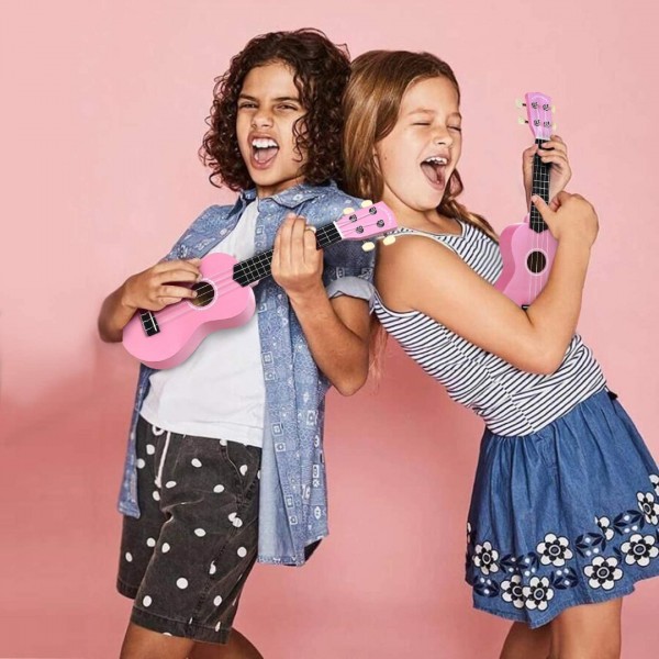Pomaikai Soprano Ukulele Beginner Kid Ukulele(Pink)