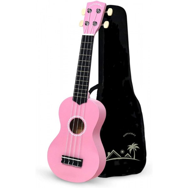 Pomaikai Soprano Ukulele Beginner Kid Ukulele with...