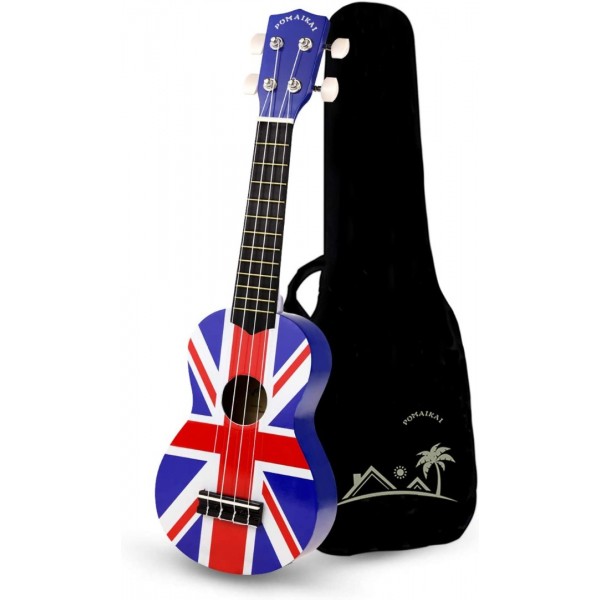 Pomaikai Soprano Ukulele 21 inches Beginner Ukulel...